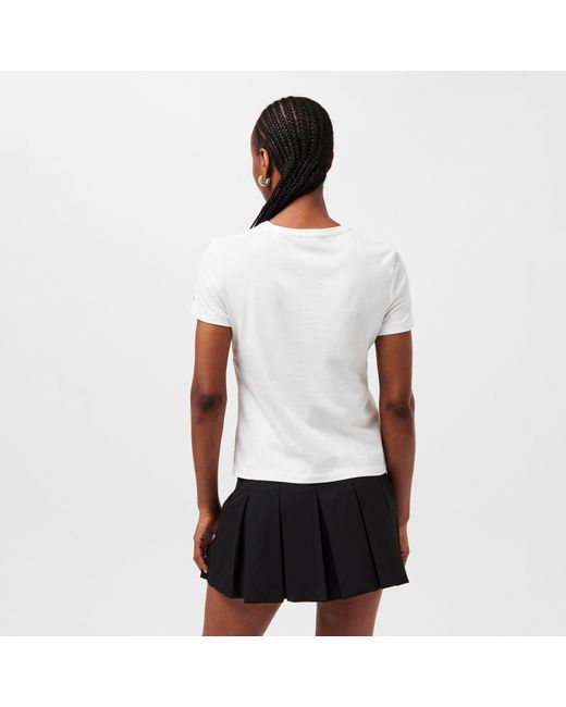 Tommy Hilfiger White Script Short Sleeve T-Shirt
