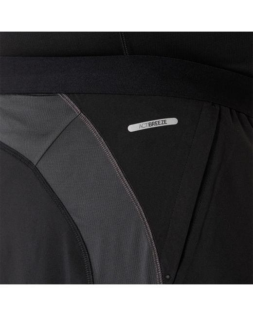 Asics Black Performance Running Shorts for men