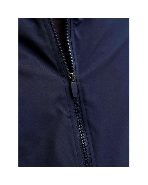 Jack & Jones Blue Charge Bomber Jacket for men