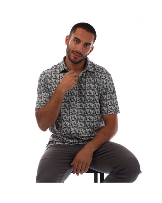 Farah Gray Trawick Short-Sleeve Performance Polo Shirt for men