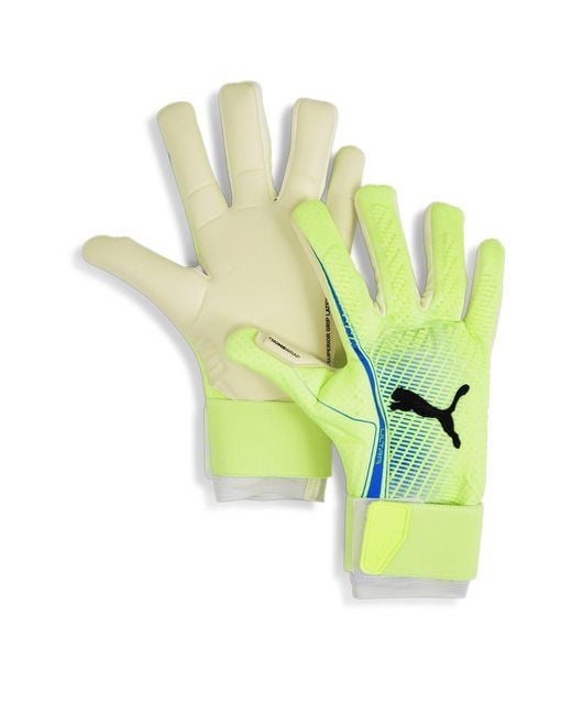 PUMA Yellow Ultra Ultimate Hybrid Adults Goalkeeper Gloves for men
