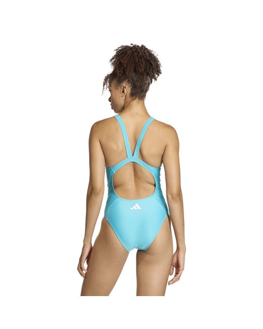 Adidas Blue One Piece Swimsuit