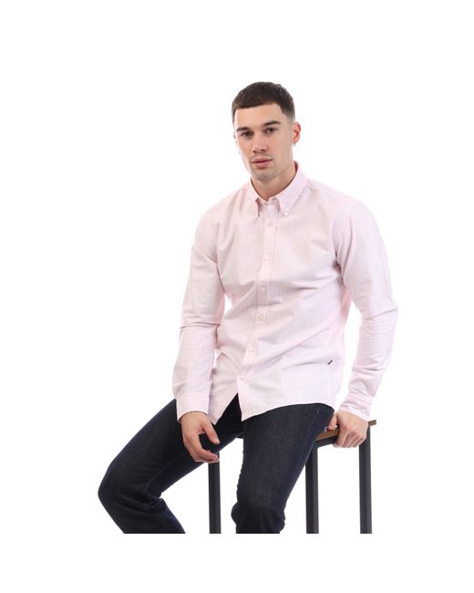 Boss Pink H-Roan-Bd-E-C1-243 Slim Fit Shirt for men