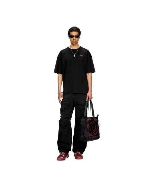 DIESEL Black Scrunch Shoulder Bag