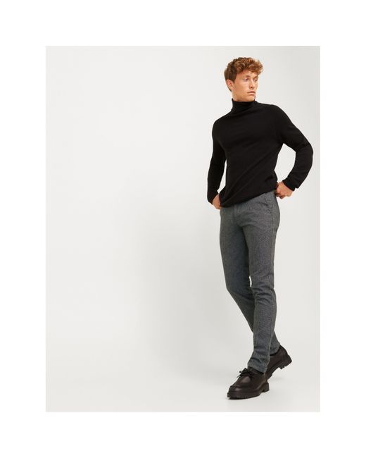 Jack & Jones Gray Henry Chinos for men