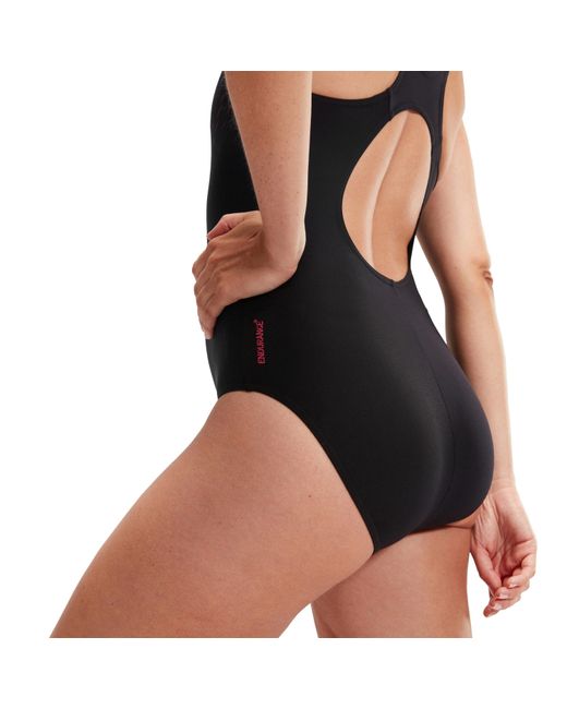 Speedo Black Hyperboom Placement Muscleback