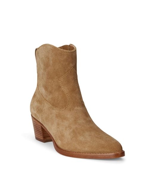 Ralph Lauren Brown Harpher Boot Cowboy Boots