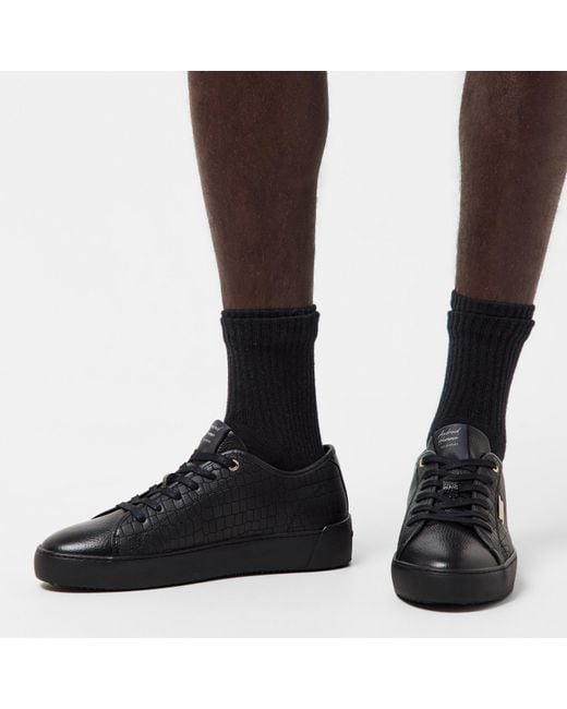 Android Homme Blue Low Trainers for men