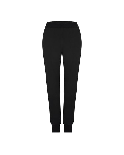 Versace Jeans Couture Black Round Logo Joggers