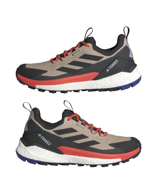 Adidas Blue Terrex Free Hiker Low Gtx Non Waterproof Hiking Shoes for men