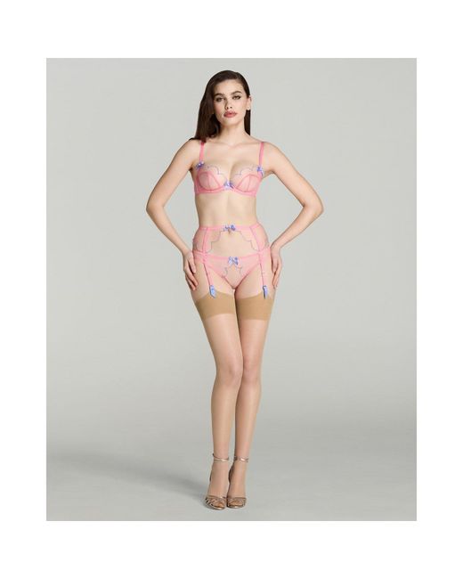 Agent Provocateur Pink Lorna Suspender