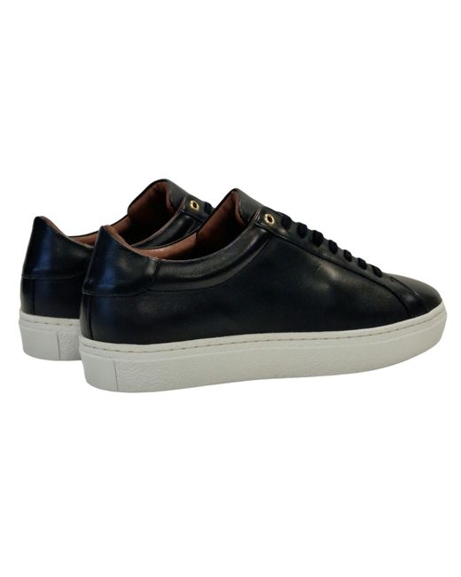 Firetrap Black Franck Low Trainers for men
