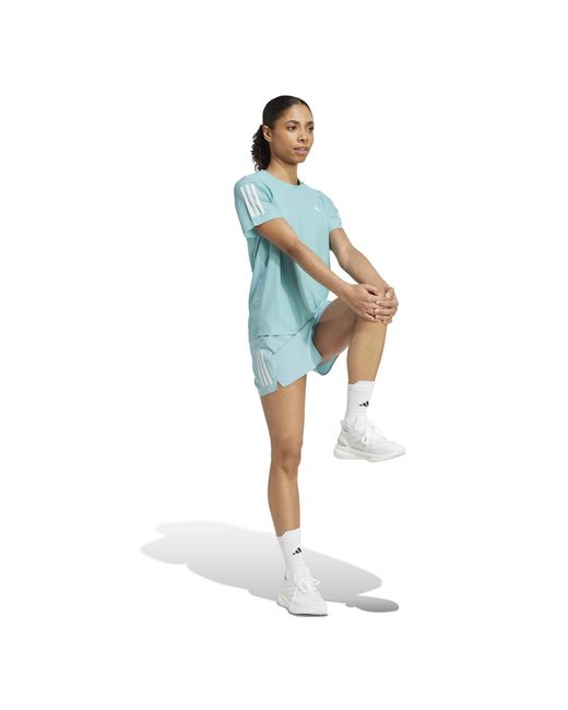 Adidas Blue Own The Run T-Shirt