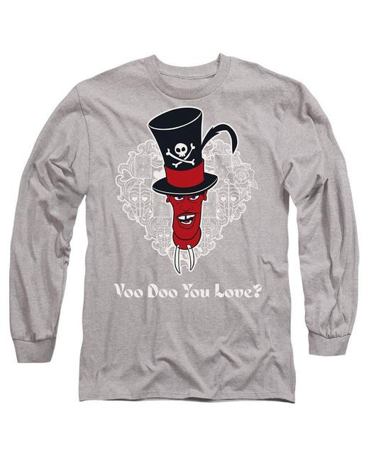 Disney Gray Dr. Facilier Valentine Voo Doo You Love? T-Shirt for men