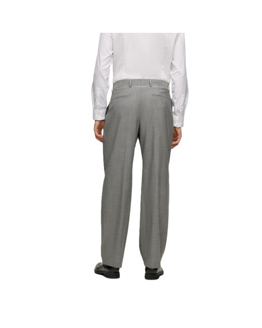 Boss Gray H 92 T Tailored Trousers for men