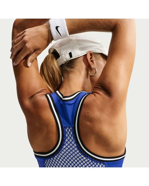 Nike Blue Court Slam Tennis Tank Top