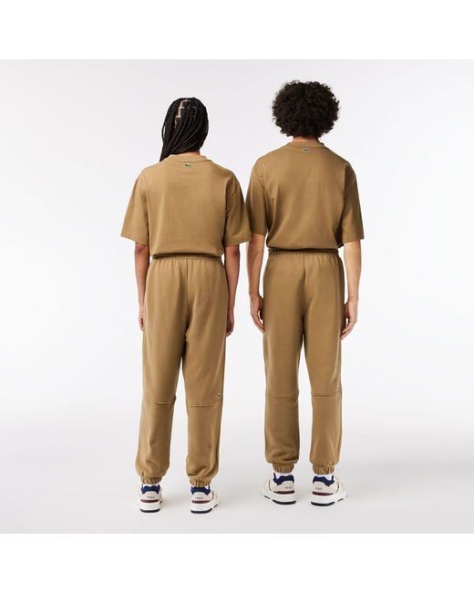 Lacoste Green Organic Cotton Fleece Sweatpants for men