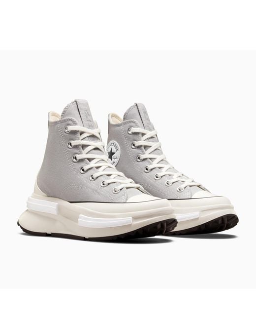 Converse White Adults Run Star Legacy Canvas High-Top Trainers