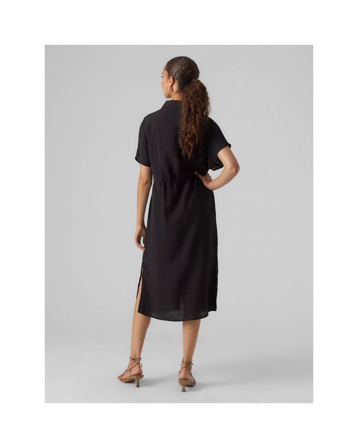 Vero Moda Black Iris Shirt Dress