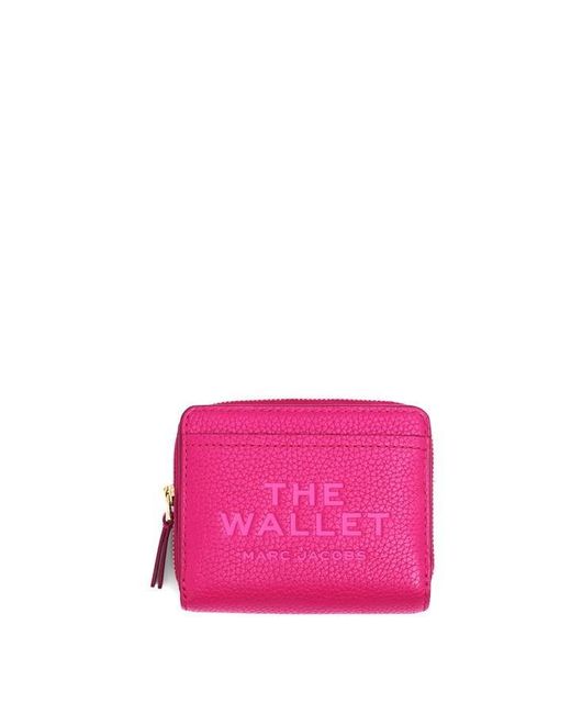 Marc Jacobs Pink The Mini Compact Wallet