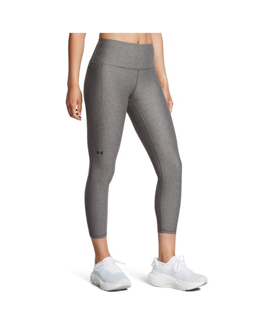 Under Armour Gray Tech No-Slip Waistband Ankle Leggings