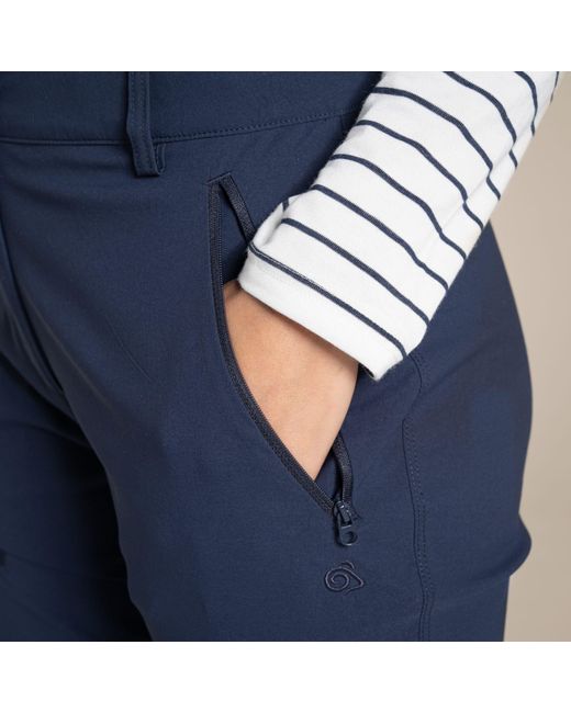 Craghoppers Blue Nosilife Pro Convertible Iii Lightweight Trousers