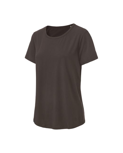 La Gear Brown Essential Pleat-Back T-Shirt