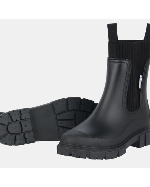Gelert Black Chelsea Welly Boot