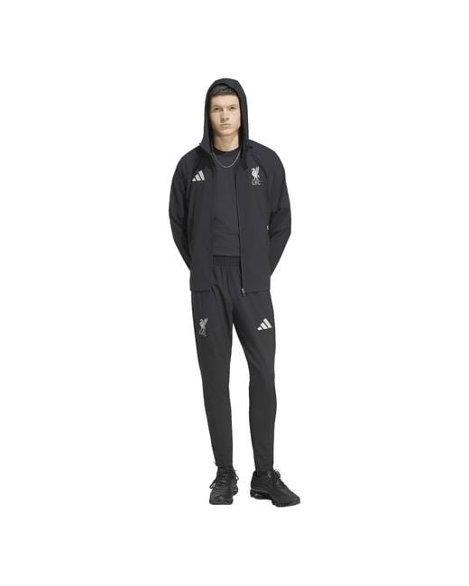 Adidas Black Liverpool Tiro Jacket for men
