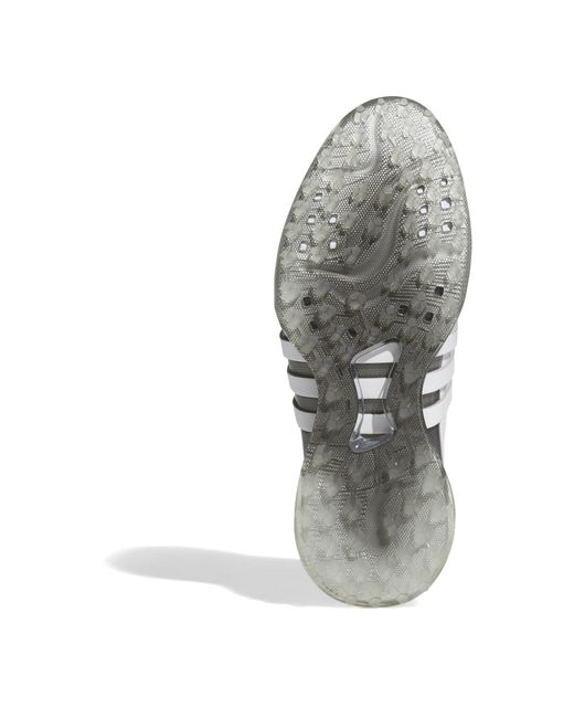 Adidas White Tour360 25 Wide Spikeless Golf Shoes for men