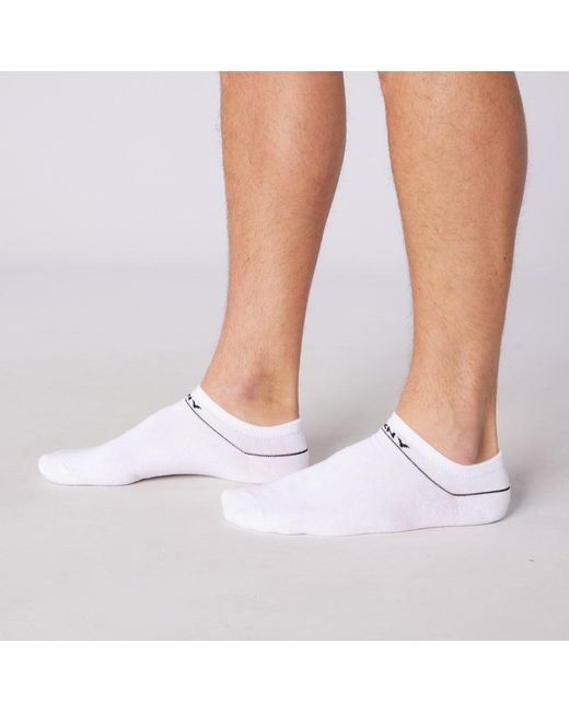 DKNY Black 6 Pack Trainer Liners Jefferson for men