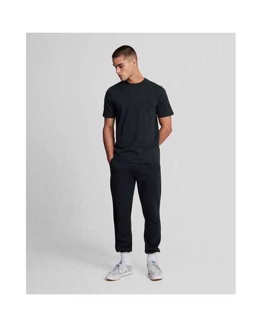 Lyle & Scott Black Tonal Tee for men
