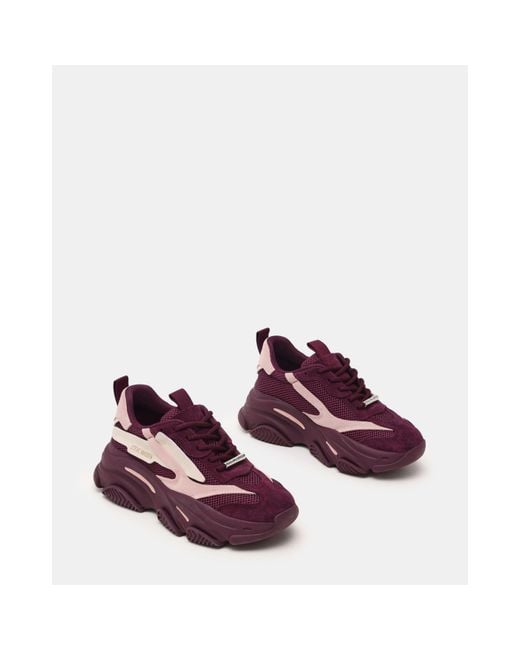 Steve Madden Purple Possession Chunky Trainers