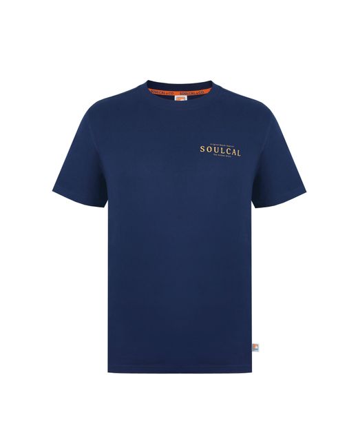SoulCal & Co California Blue Graphic Print T-Shirt for men