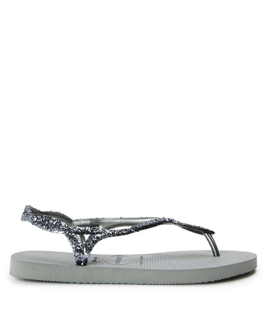 Havaianas Gray Luna Premium Ii Flip Flops