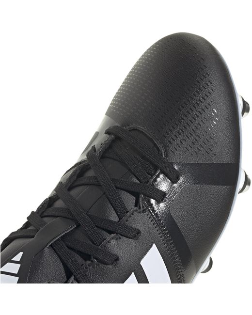 Adidas Black Adizero Rs15 Rise Soft Ground Rugby Boots