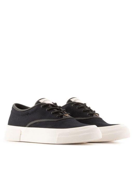 Emporio Armani Black Trainers for men