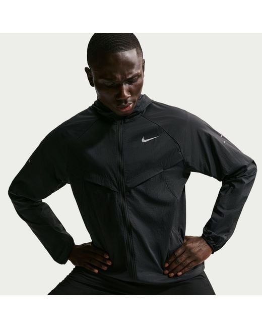 Nike Blue Stride Repel Uv Running Jacket for men