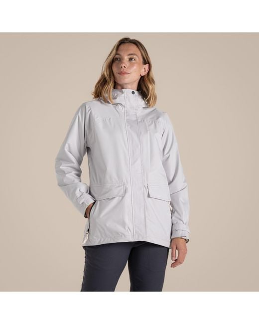 Craghoppers Gray Kaia Rain Anorak