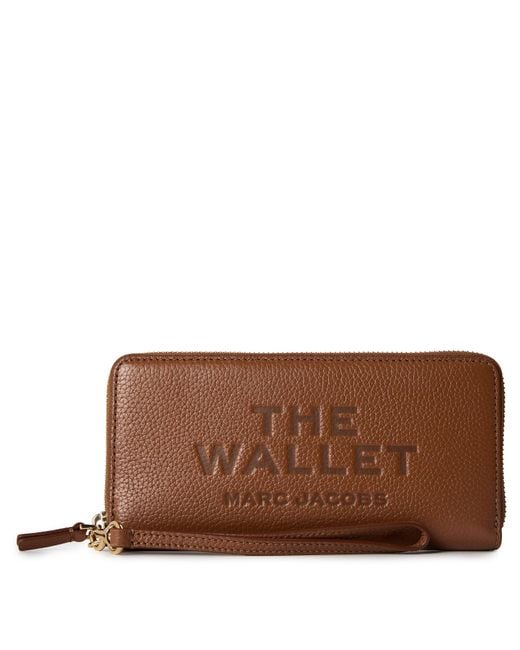 Marc Jacobs Brown The Leather Continental Wallet