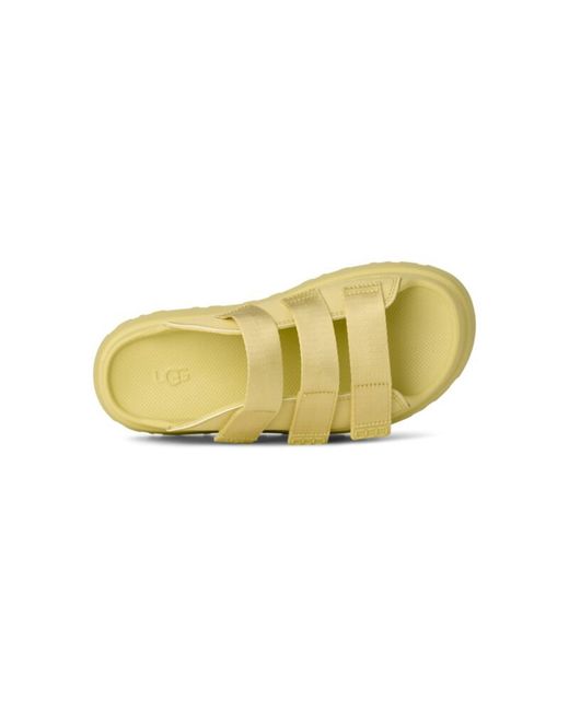 Ugg Yellow Goldenglow Glide Flatform Sandals