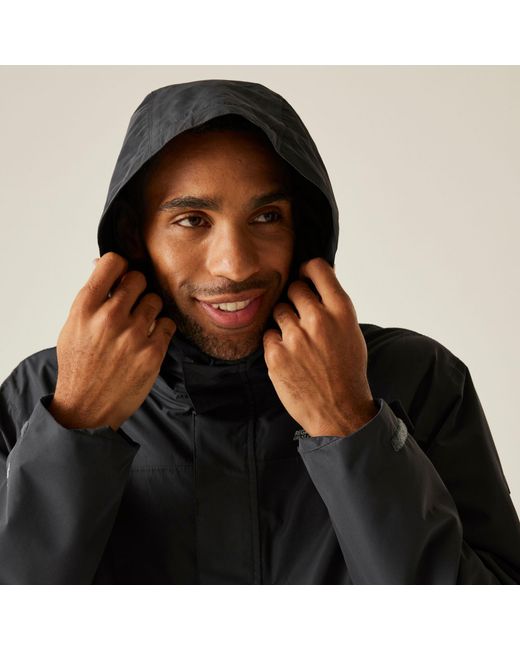 Regatta Black Matt Ii Waterproof Isotex Jacket for men