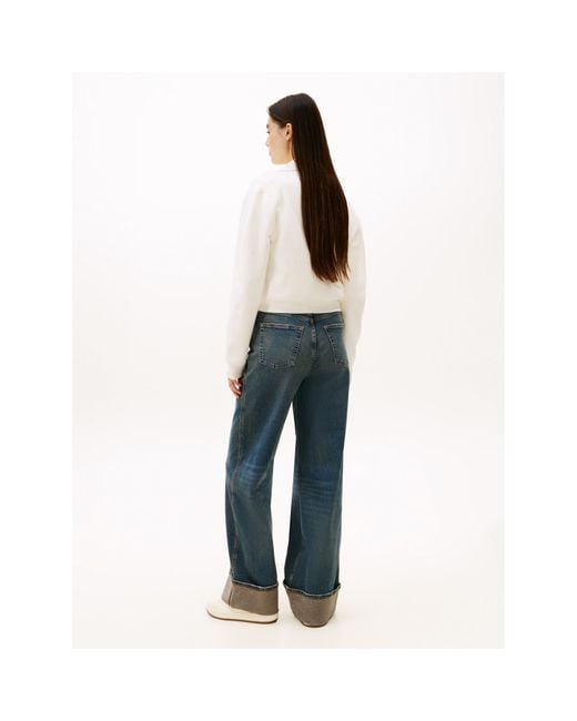 Tommy Hilfiger White Tj Cozy Script Crdi Ld61