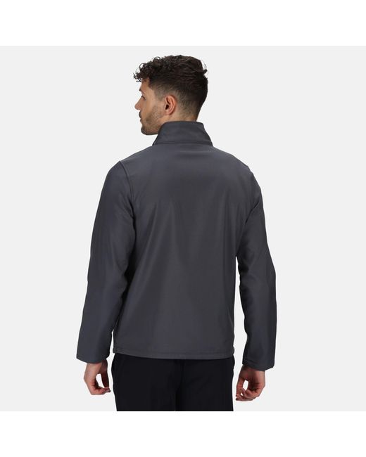 Regatta Gray Ablaze Printable Softshell Jacket for men