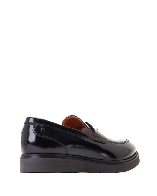 Base London Black Sid Penny Loafer for men