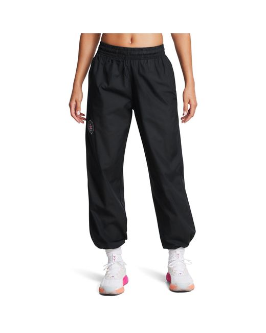 Under Armour Blue Open Hem Poly Tracksuit Joggers