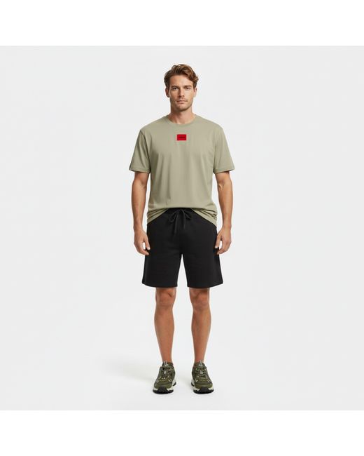 HUGO Green Diragolino Contemporary T-Shirt With Logo Detail for men