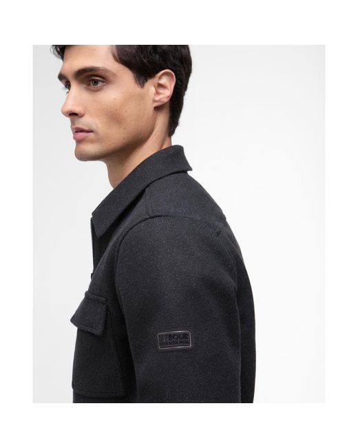 Barbour Black Walken Overshirt for men