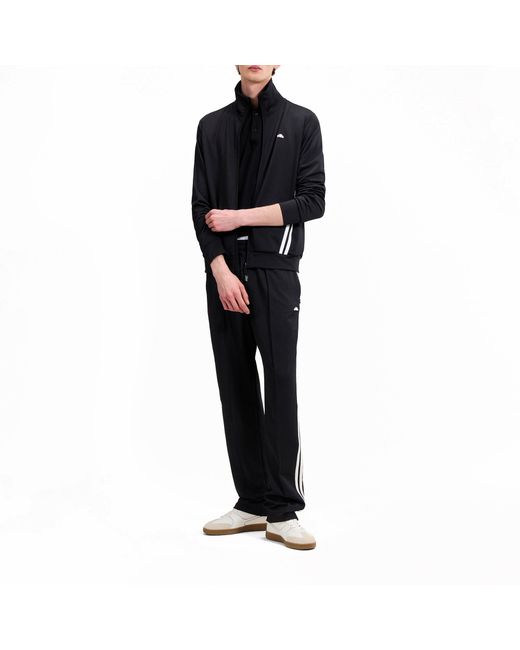 Ellesse Black Closed Hem Tracksuit Joggers for men