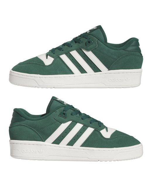 Adidas Green Rivalry Low Basketball Trainers for men